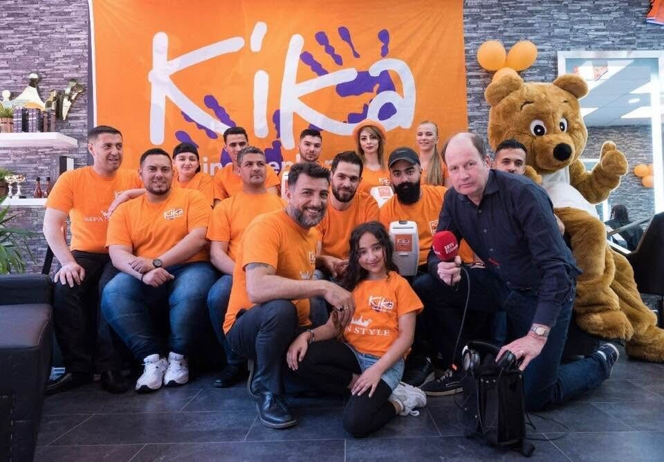 Het team van Sipan Style tijdens het KiKa event